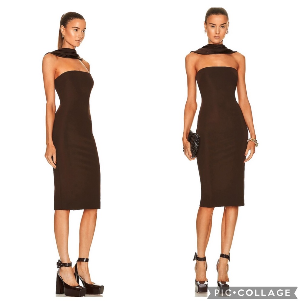 Et Ochs "Jackie" dress with a neck scarf, NWT.